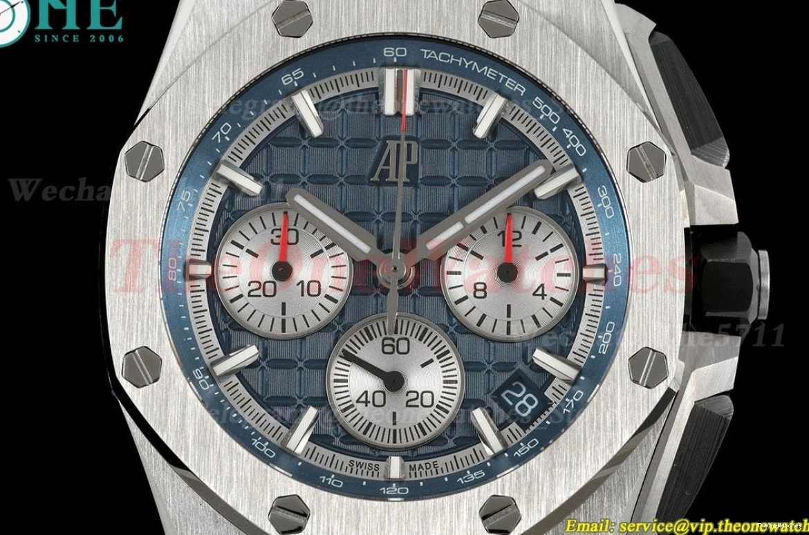 SS Oak Offshore 26420 Royal Wht APPF Blue A4401 RU 43mm 0331